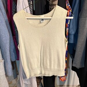 Vintage 90’s Women's Cream Tank Top